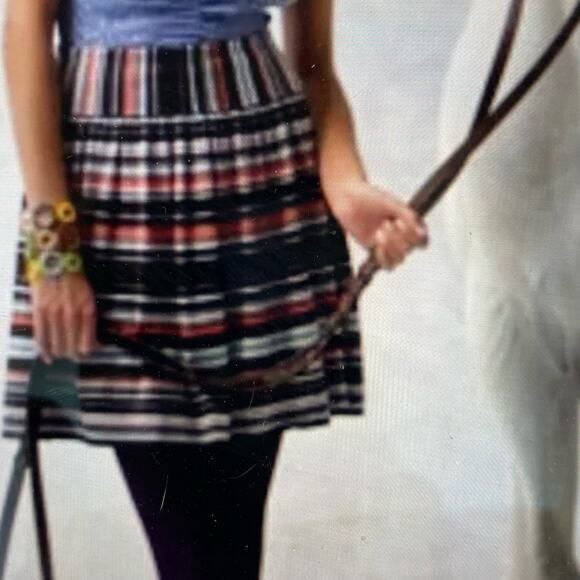 Sparrow Multicolor stripe LIma LInes Wool Cashmere Angora Blend Sweater Skirt XS - Picture 1 of 7